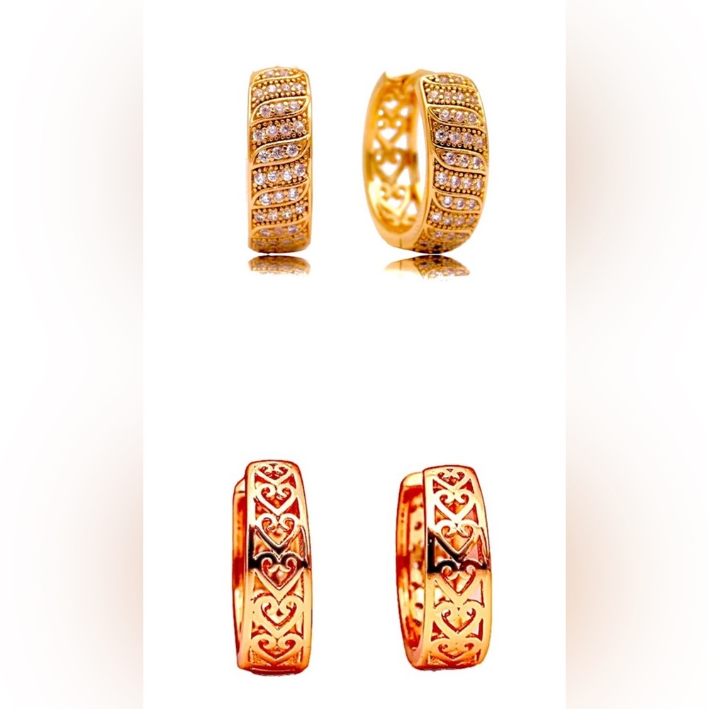 Oval Hoop Reversible Earrings